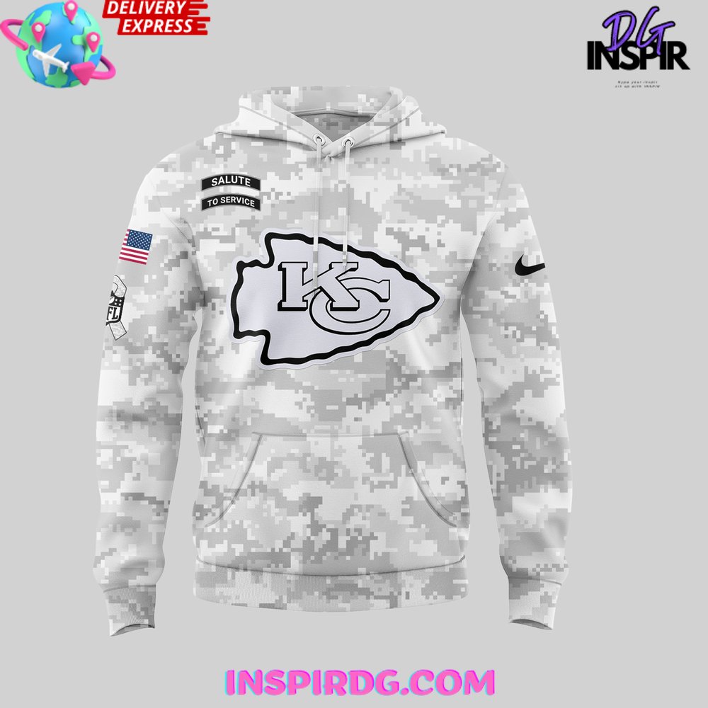 Kansas City Chiefs Salute To Service 2024 Hoodie InspirDG