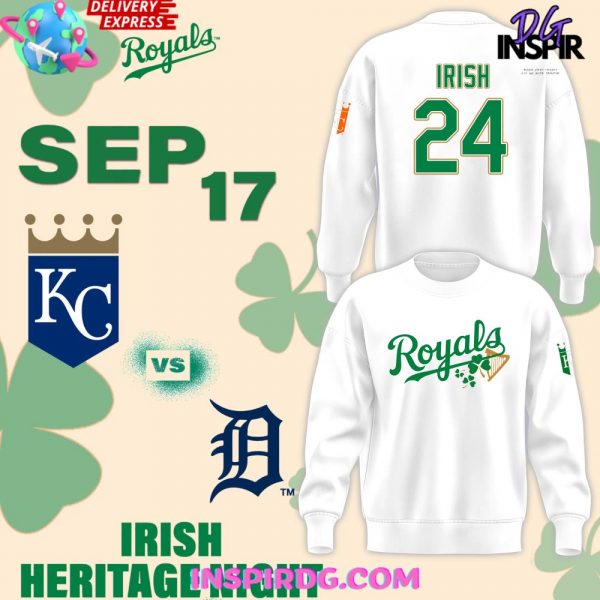 Kansas City Royals Irish Heritage Night 2024 Sweatshirt