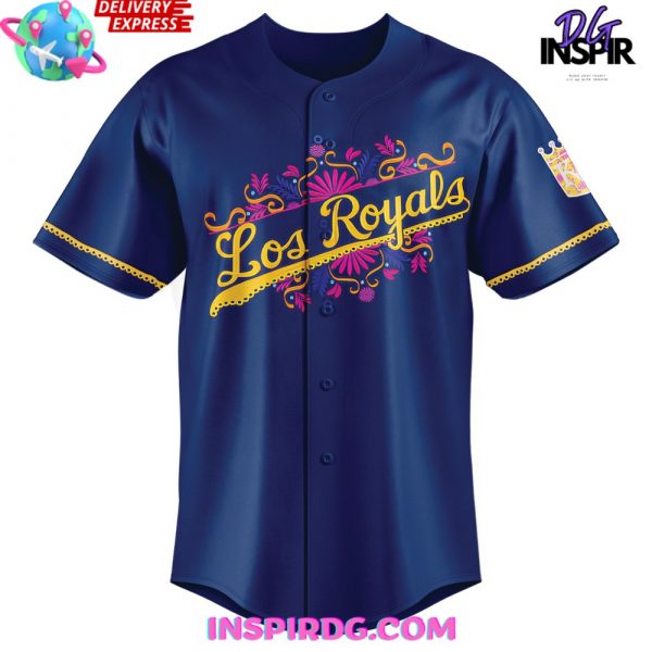 Kansas City Royals x Viva Los Royals Custom Baseball Jersey