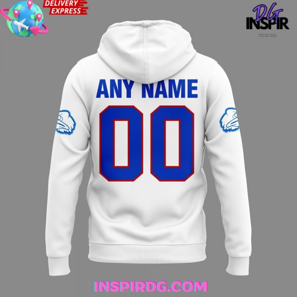 Kansas Jayhawks Football Big XII White Hoodie