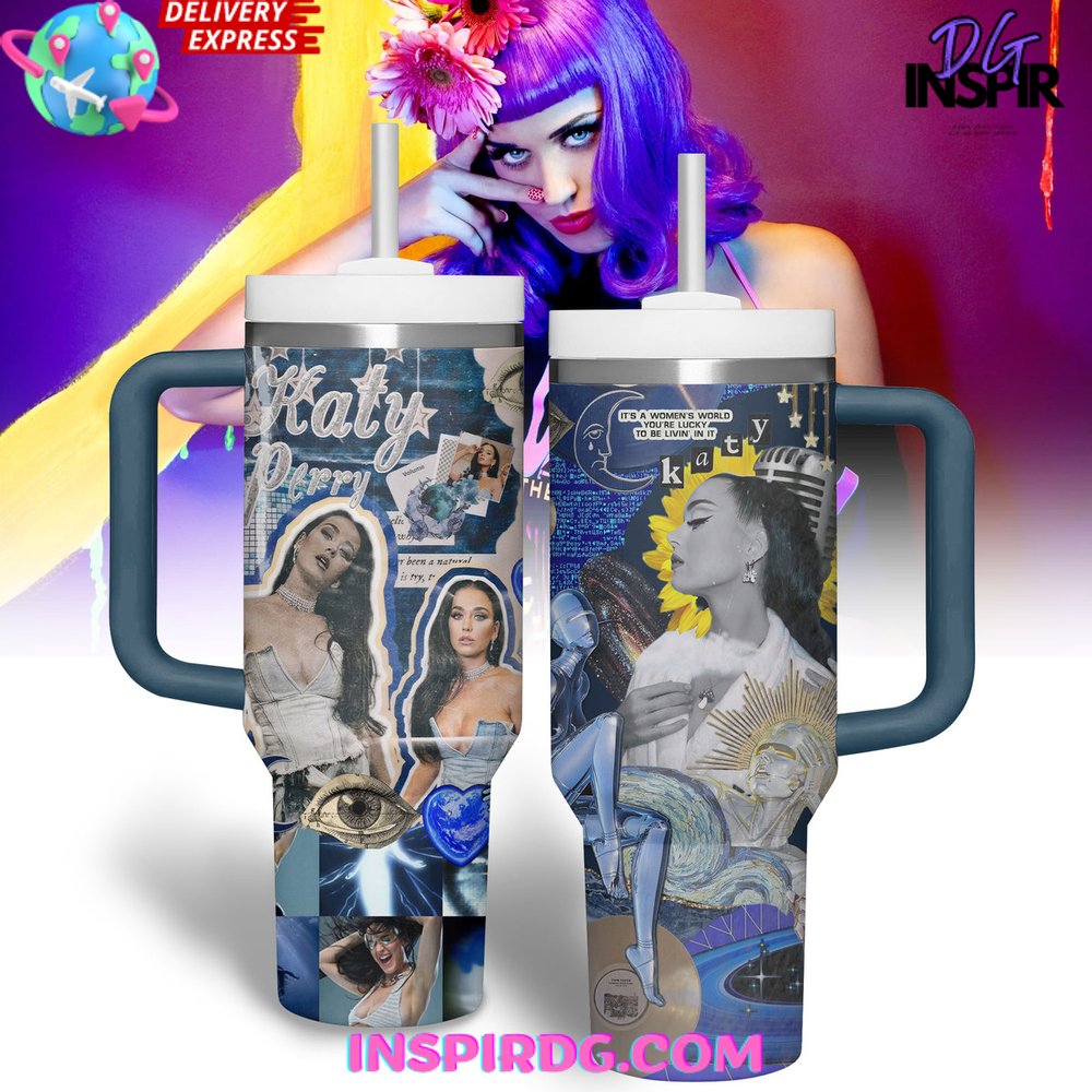 Katy Perry Iconic Collage Stanley Tumbler Cup - InspirDG