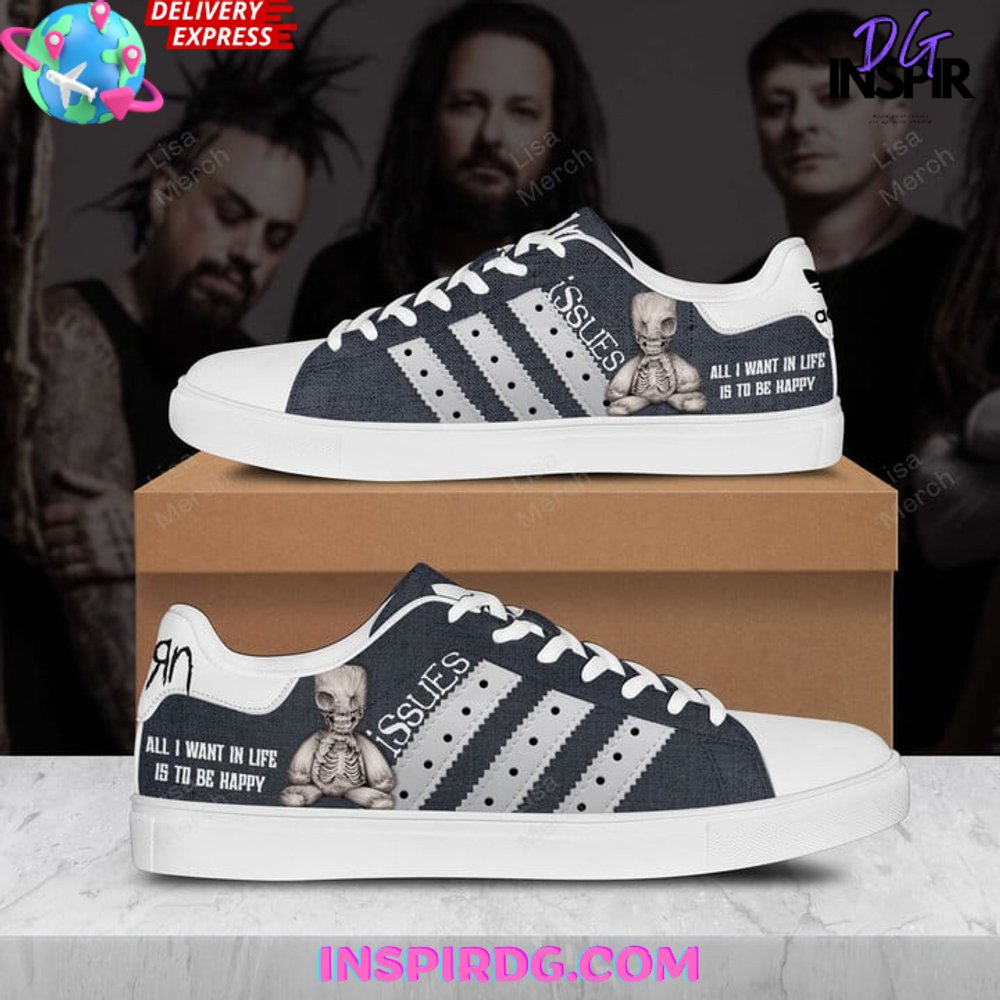 Korn Band Issues Limited Edition Stan Smith Shoes InspirDG