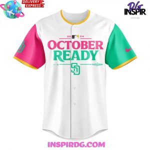 San Diego Padres October Ready Clinched 2024 Baseball Jersey