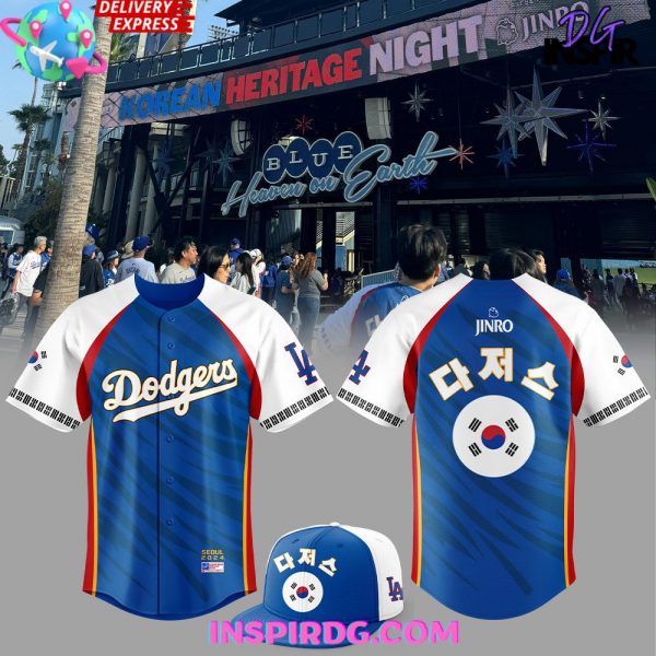 Los Angeles Dodgers Korean Heritage Night Baseball Jersey