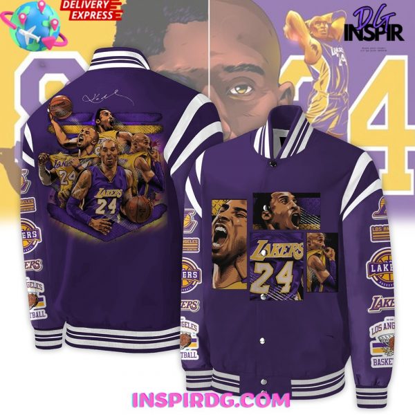 Los Angeles Lakers Kobe Bryant 2024 Baseball Jacket