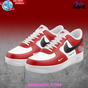 Ohio State Football Custom Name Nike Air Force 1