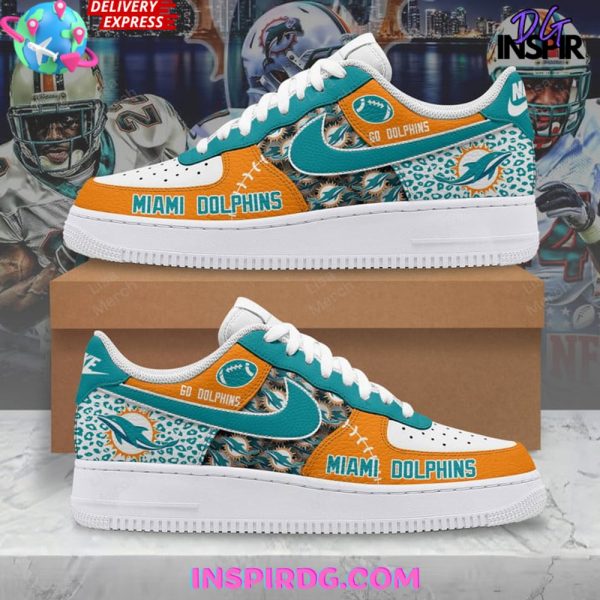 Miami Dolphins Go Dolphins Nike Air Force 1