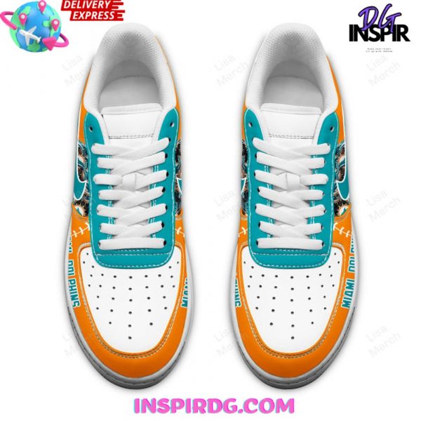 Miami Dolphins Go Dolphins Nike Air Force 1
