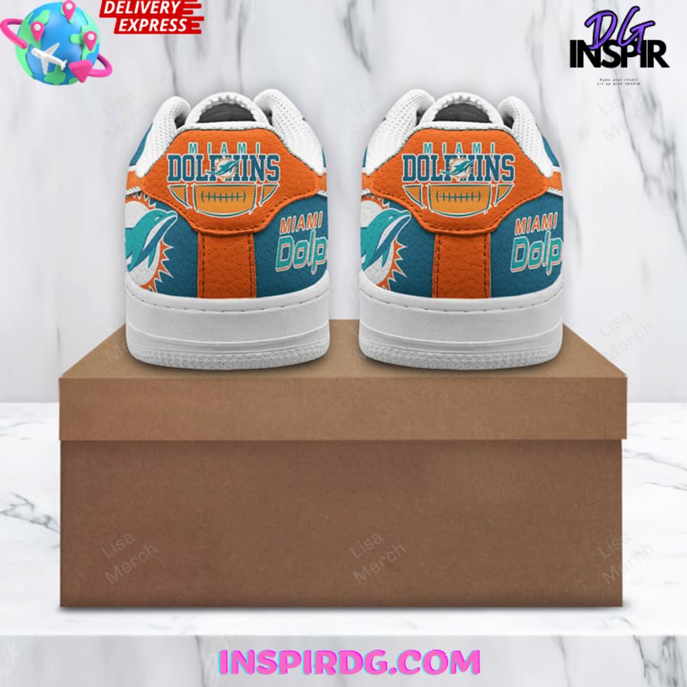 Miami Dolphins Go Fins Nike Air Force 1 Miami Dolphins Go Fins Nike Air Force 1