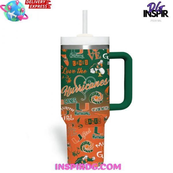 Miami Hurricanes Special Stanley Tumbler Cup