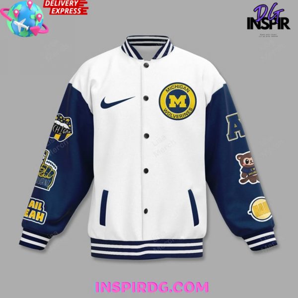 Michigan Wolverines Party Like Baseball Jacket