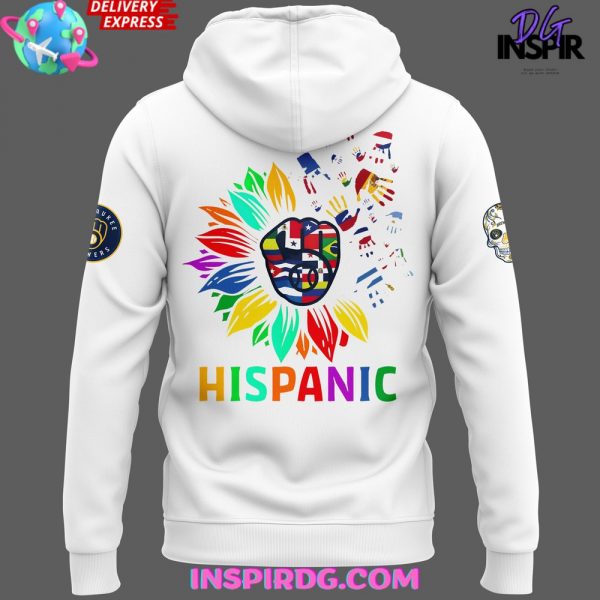 Milwaukee Brewers Hispanic Heritage Month 2024 White Hoodie