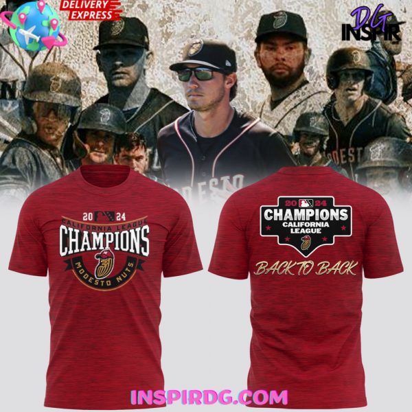 Modesto Nuts California League Champions 2024 T-Shirt