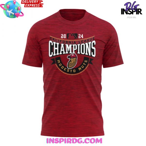 Modesto Nuts California League Champions 2024 T-Shirt