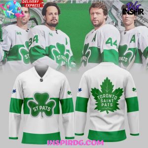 Toronto Maple Leafs Saint Patricks Day 2024 Hockey Jersey InspirDG