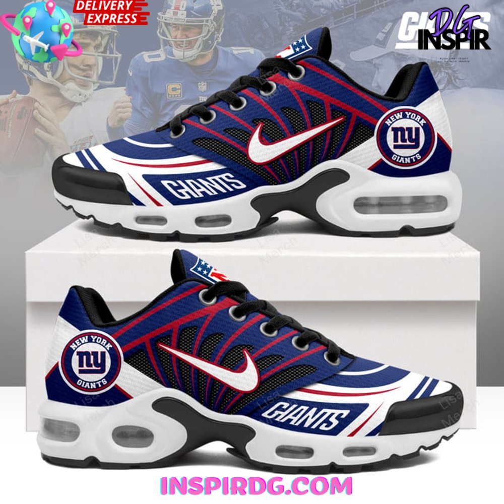 New York Giants Limited Edition Nike Air Max Shoes InspirDG