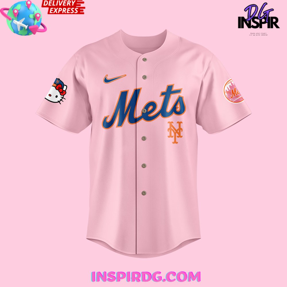 New York Mets x Hello Kitty Baseball Jersey InspirDG