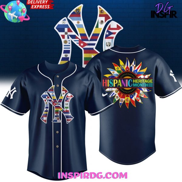 New York Yankees Happy Hispanic Heritage Month 2024 Baseball Jersey