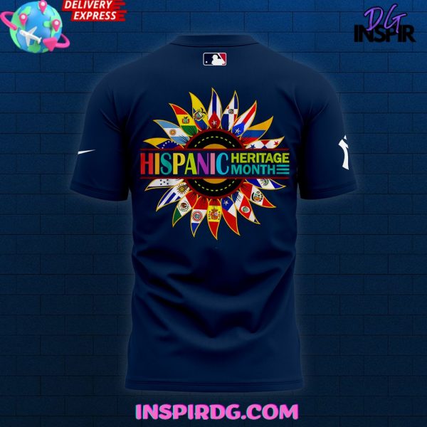 New York Yankees Happy Hispanic Heritage Month 2024 T-Shirt