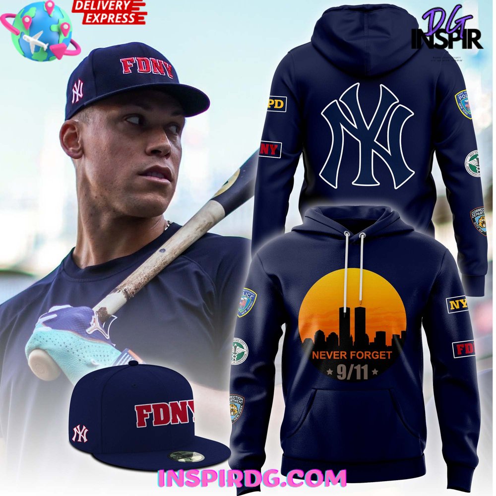 New York Yankees Never Forget Hoodie InspirDG