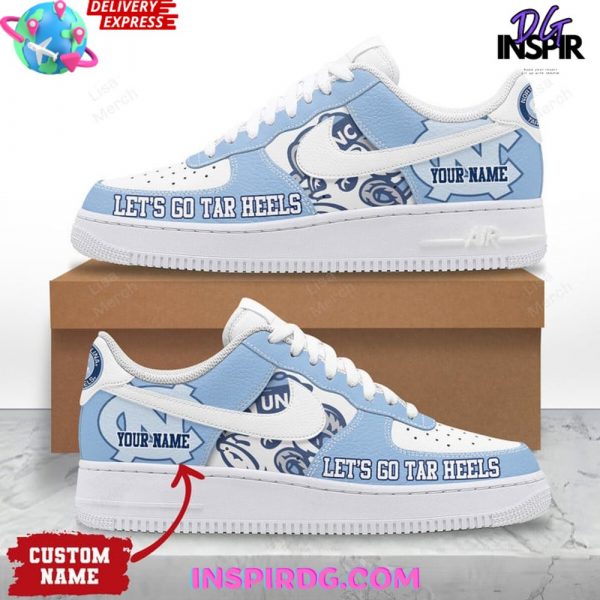 North Carolina Tar Heels Custom Nike Air Force 1
