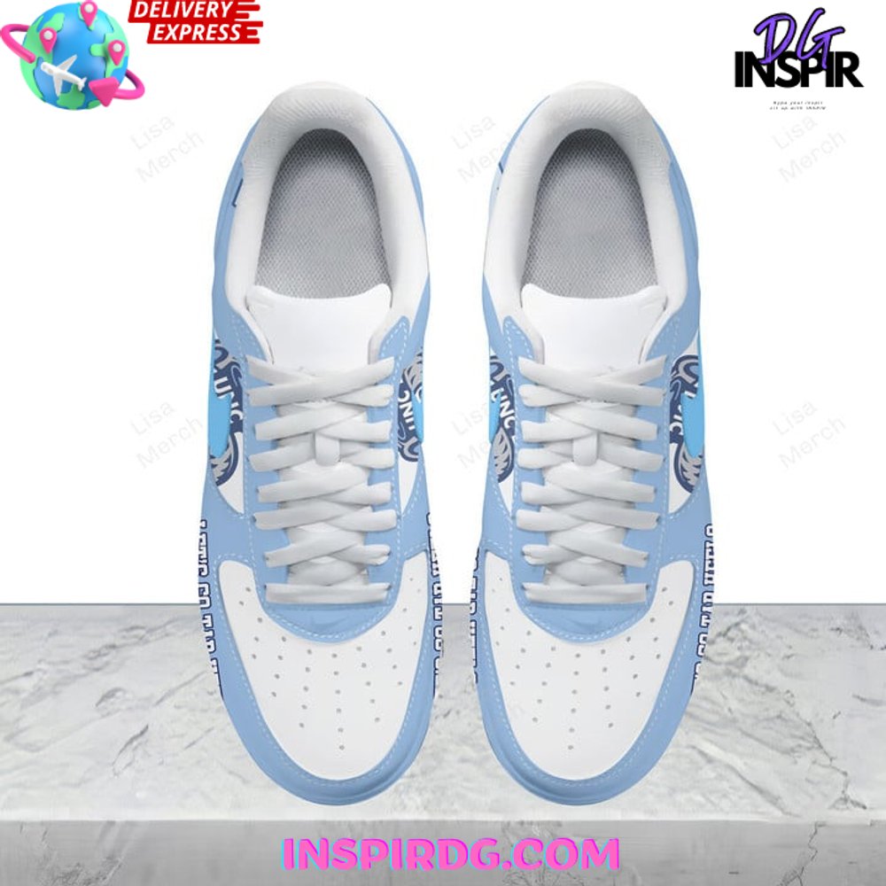 North Carolina Tar Heels Custom Nike Air Force 1 InspirDG