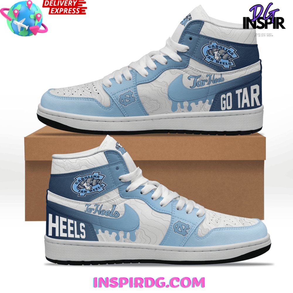 North Carolina Tar Heels Football Limited Edition Air Jordan 1 InspirDG