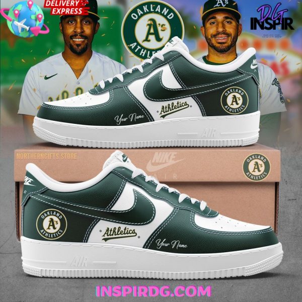 Oakland Athletics Baseball Custom Nike Air Force 1