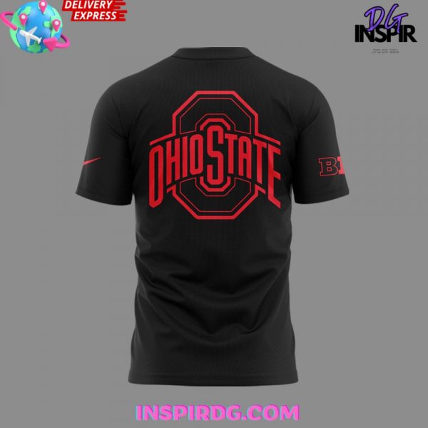 Ohio State Buckeyes Follow Jesus 2024 Black T-Shirt
