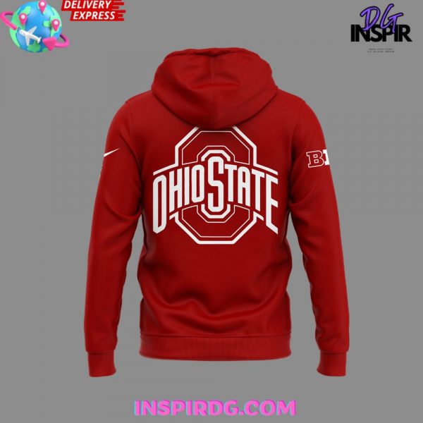 Ohio State Football Follow Jesus 2024 Red Hoodie