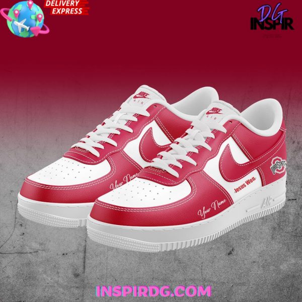 Ohio State Football Jesus Won 2024 Nike Air Force 1