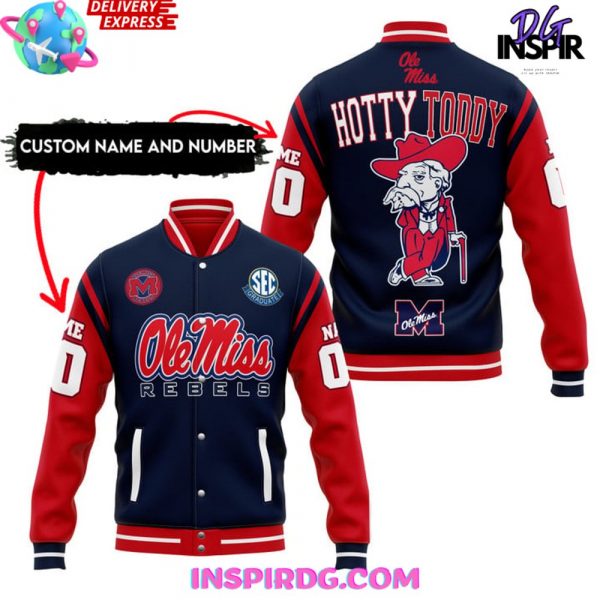 Ole Miss Rebels Hotty Toddy Baseball Jacket