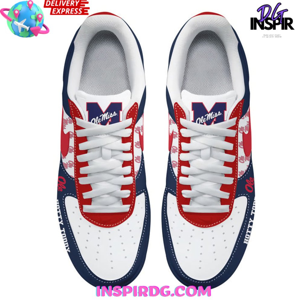Ole Miss Rebels Hotty Toddy Nike Air Force 1 Ole Miss Rebels Hotty Toddy Nike Air Force 1