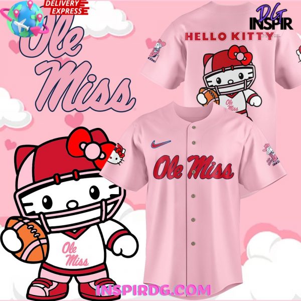 Ole Miss Rebels x Hello Kitty 2024 Baseball Jersey