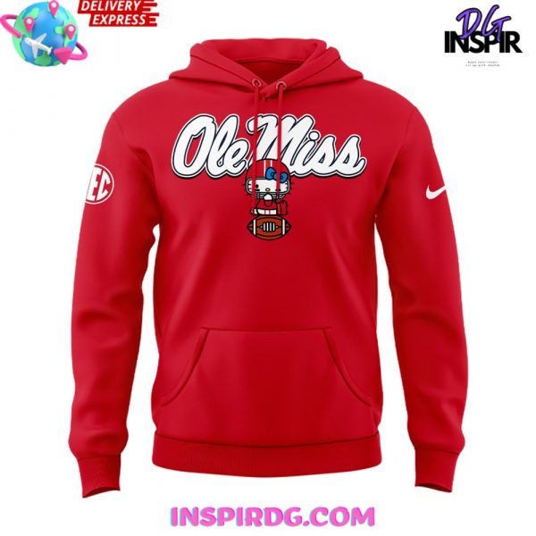 Ole Miss Rebels x Hello Kitty 2024 Red Hoodie