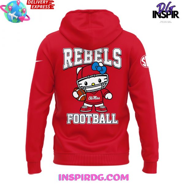 Ole Miss Rebels x Hello Kitty 2024 Red Hoodie
