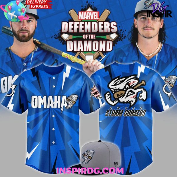 Omaha Storm Chasers Marvel Defenders of the Diamond Baseball Jersey