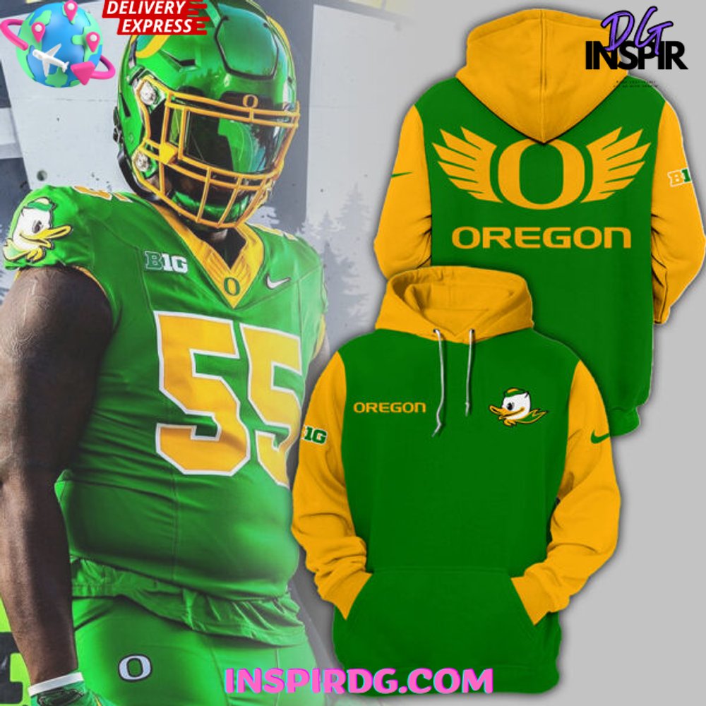 Oregon Ducks Gang Green 2024 Hoodie InspirDG