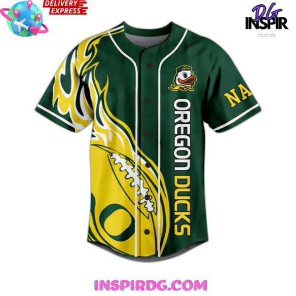 Oregon Ducks Win The Day Baseball Jersey