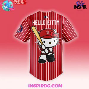 St Louis Cardinals x Hello Kitty Night 2024 Red Basebal Jersey