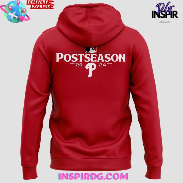 Philadelphia Phillies October Ready Post Season 2024 Red Hoodie