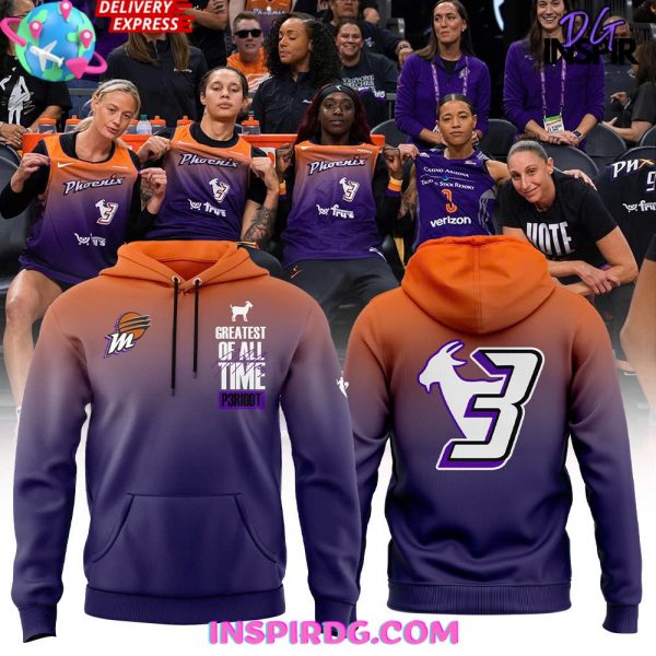 Phoenix Mercury Greatest Of All Time P3riodt 2024 Hoodie