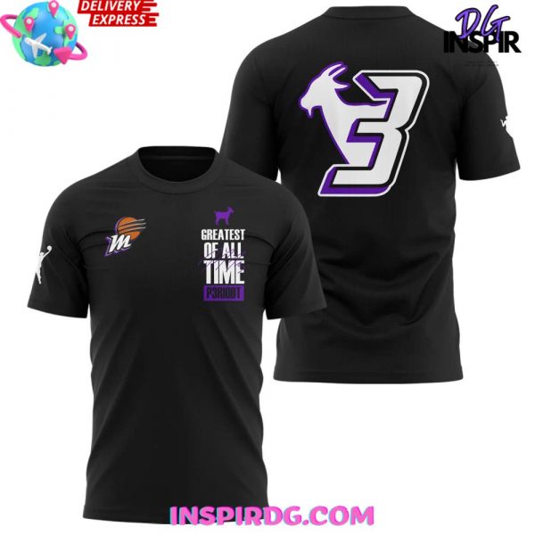 Phoenix Mercury Greatest Of All Time P3riodt T-Shirt