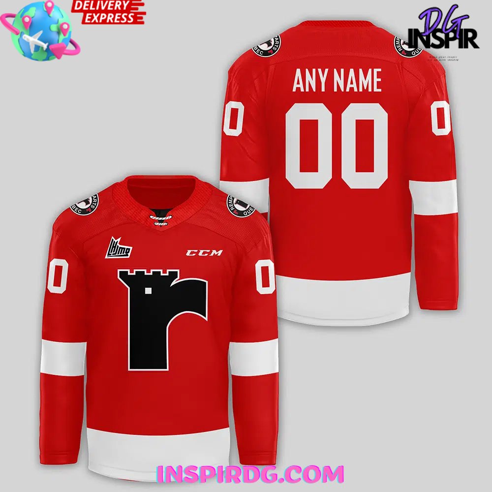 Quebec Remparts 2024 Red Hockey Jersey - InspirDG