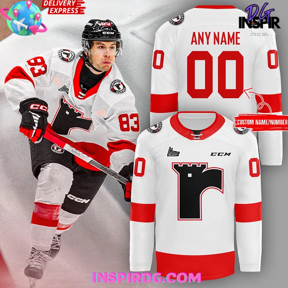 Quebec Remparts 2024 White Hockey Jersey - InspirDG