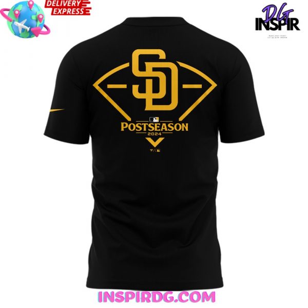 San Diego Padres October Ready 2024 Black T-Shirt