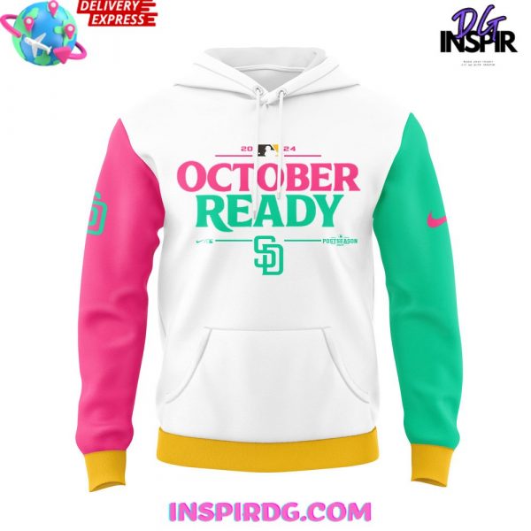 San Diego Padres October Ready Clinched 2024 Hoodie