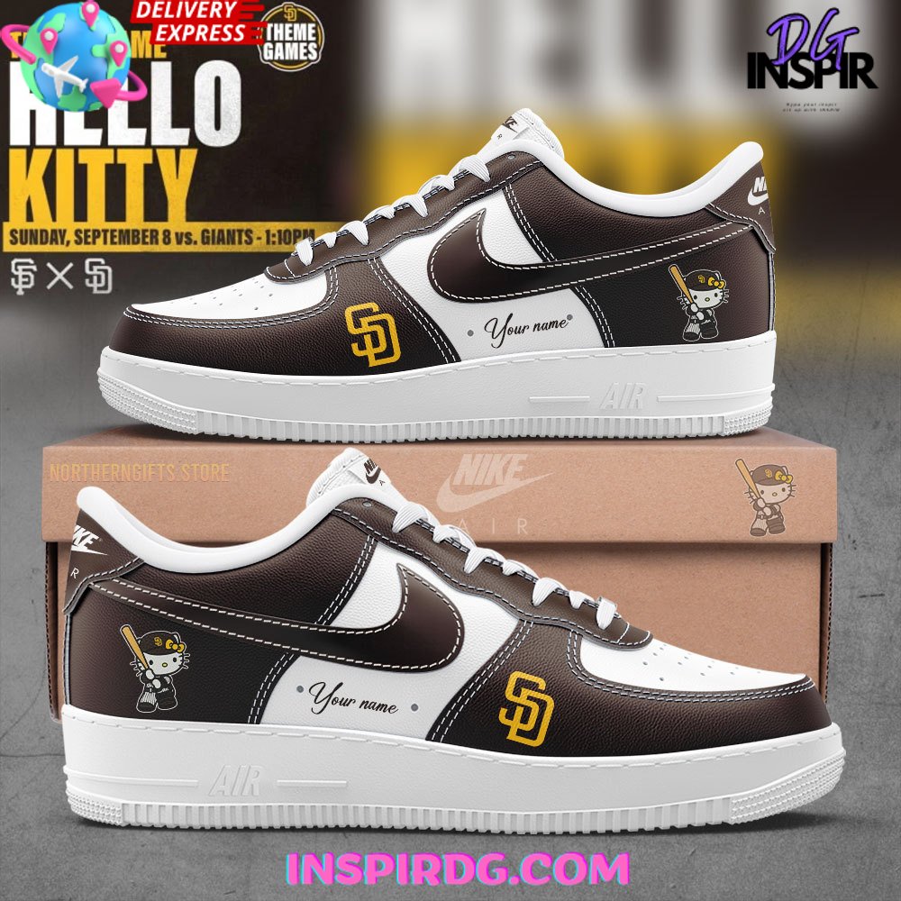 San Diego Padres x Hello Kitty 2024 Nike Air Force 1 InspirDG