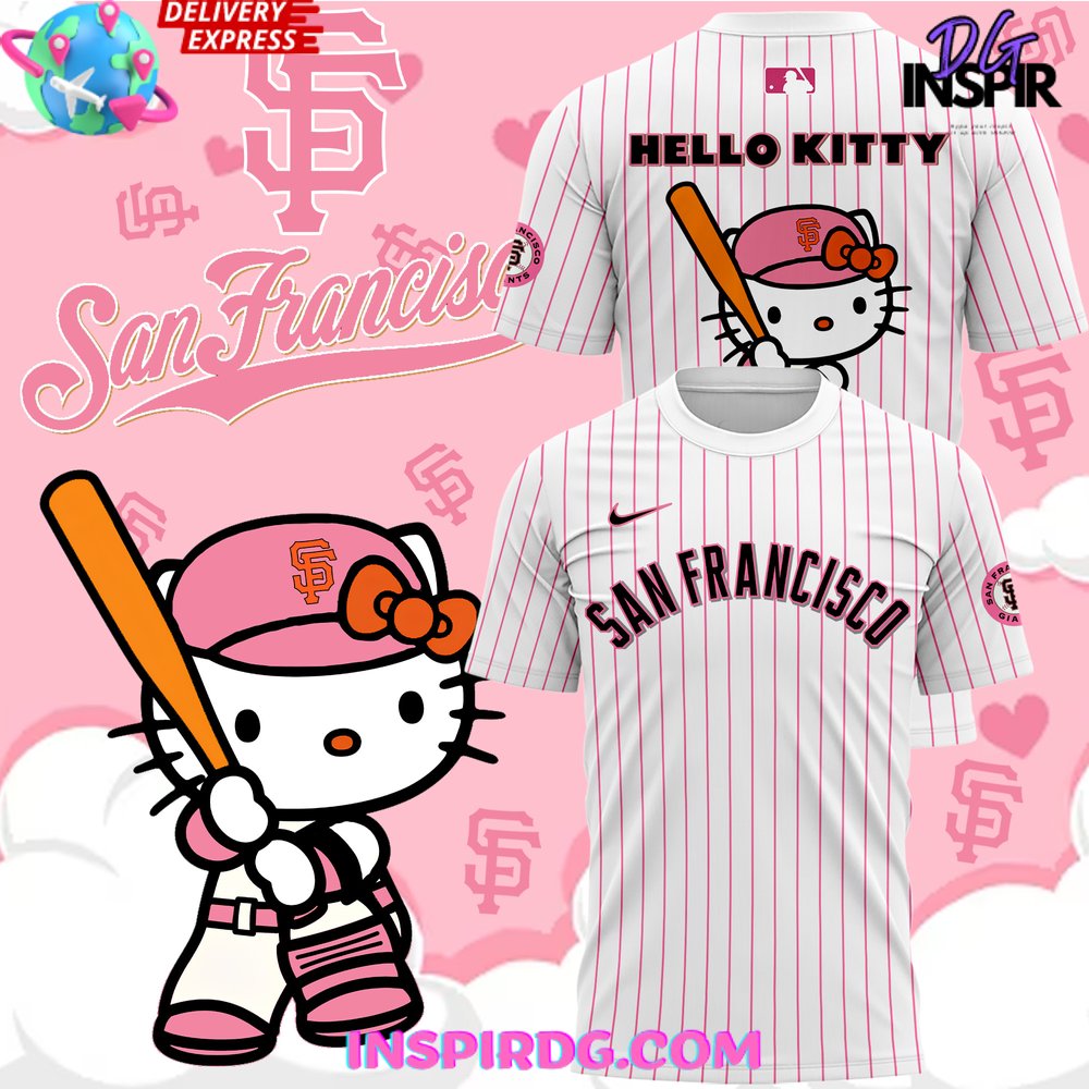 HELLO KITTY SAN FRANCISCO GIANTS BUCKET CAP HAT factory