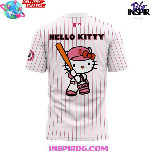 San Francisco Giants x Hello Kitty Night 2024 Stripe T-Shirt